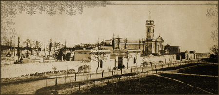 1867 photo, Recoleta Cemetery