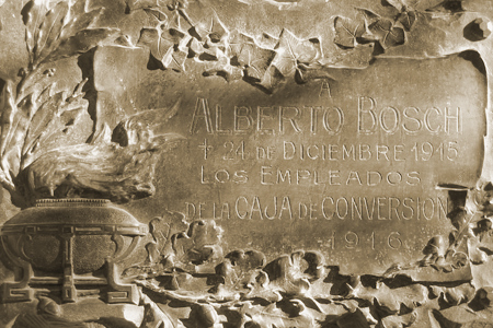 Alberto Bosch, Recoleta Cemetery