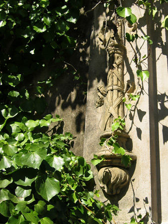 Inverted torch, Recoleta Cemetery