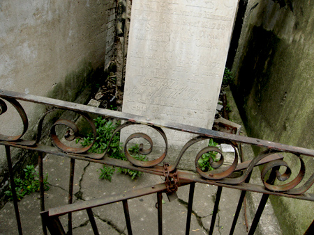 Francisco Antonio de Herrero, Recoleta Cemetery