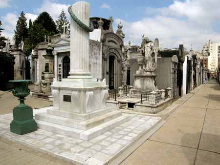 Dominguito Sarmiento, Recoleta Cemetery