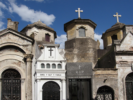 mausoleums, general view, Recoleta Cemetery