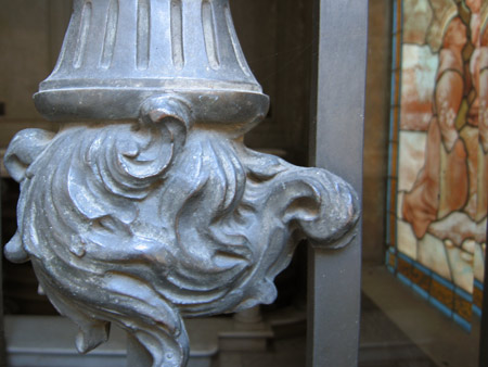 Inverted torch, Recoleta Cemetery