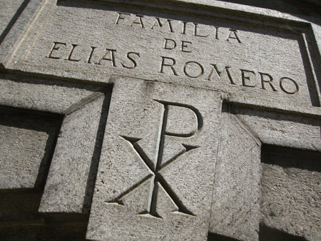 Elías Romero, Recoleta Cemetery