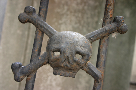 Skull & crossbones, Recoleta Cemetery