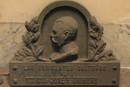 Recoleta Cemetery, Buenos Aires, José Félix Uriburu
