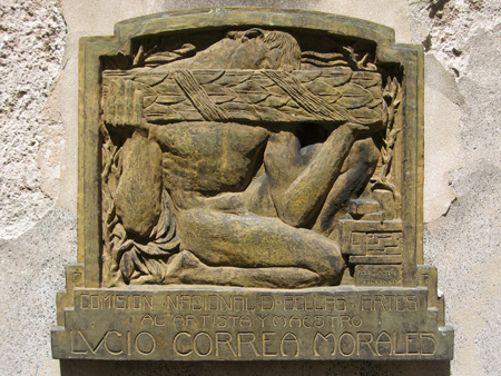 Lucio Correa Morales, Recoleta Cemetery