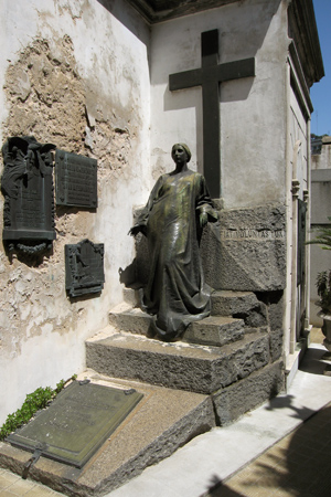 Angela Menéndez, Recoleta Cemetery