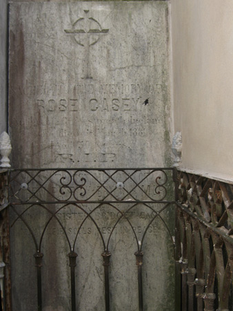 Rose Casey, Recoleta Cemetery