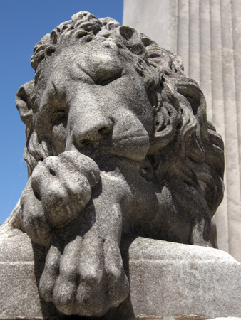 Lion sculpture, Recoleta Cemetery