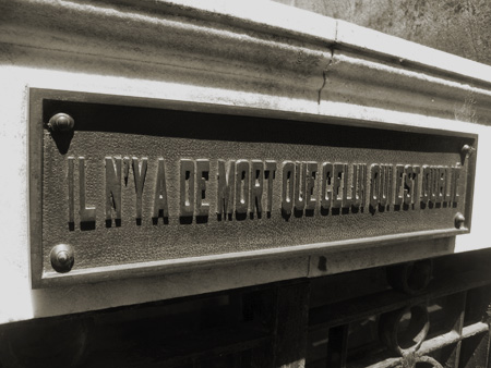 Llambi Campbell, Recoleta Cemetery