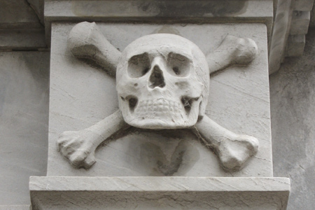 Skull & crossbones, Recoleta Cemetery