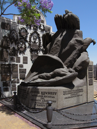 Cementerio de la Chacarita, Buenos Aires, Jorge Newbery