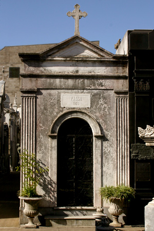 Juan José Paso, Recoleta Cemetery