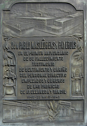 Masllorens, Recoleta Cemetery