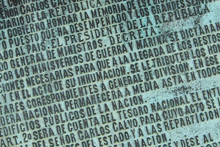 Carlos Calvo, Recoleta Cemetery