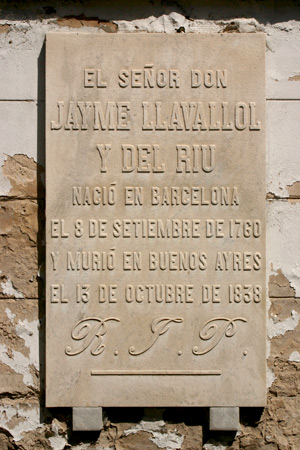 Llavallol, Recoleta Cemetery