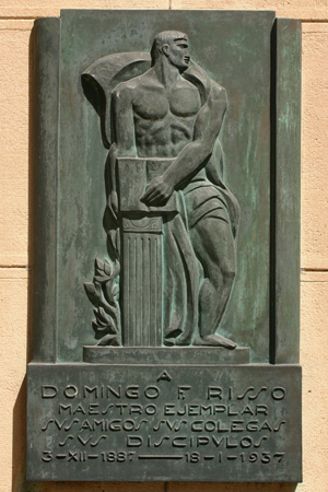 Domingo F. Risso, Recoleta Cemetery