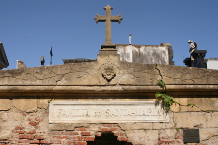 Santa-María, Recoleta Cemetery