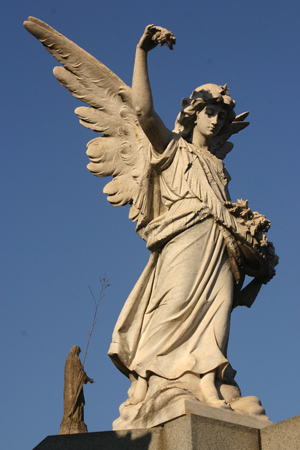 Flowers from above, Recoleta Cemetery