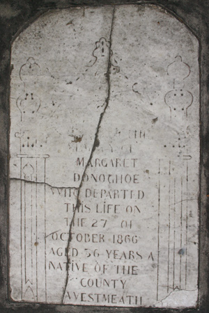 Margaret Donoghoe, Recoleta Cemetery