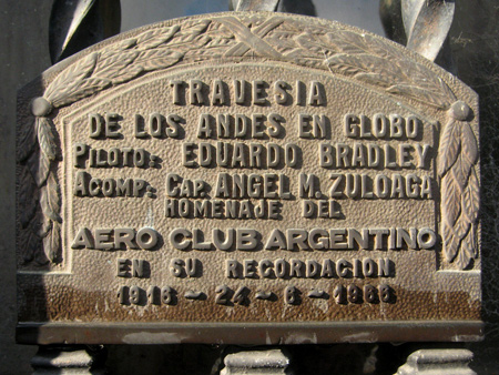 Eduardo Bradley, Recoleta Cemetery