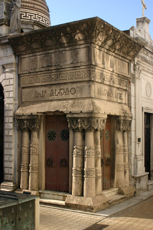 Atilo Aldao, Recoleta Cemetery
