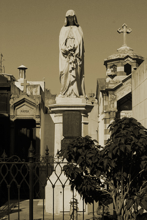Juan Facundo Quiroga, Recoleta Cemetery