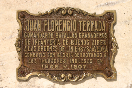 Juan Florencio Terrada, Recoleta Cemetery