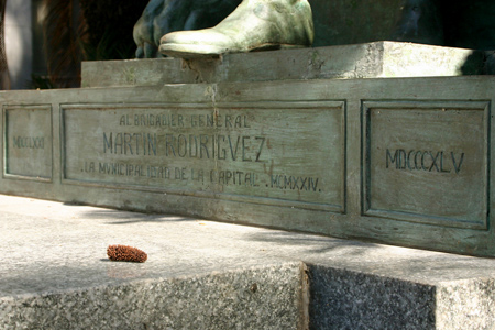 Martín Rodríguez, Recoleta Cemetery