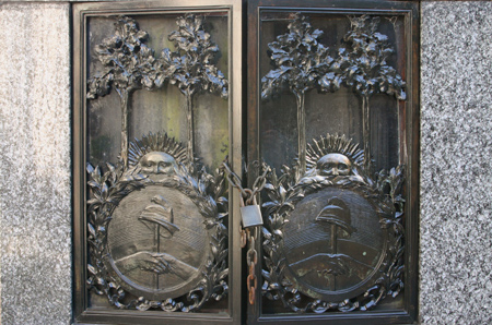 Martín Rodríguez, Recoleta Cemetery