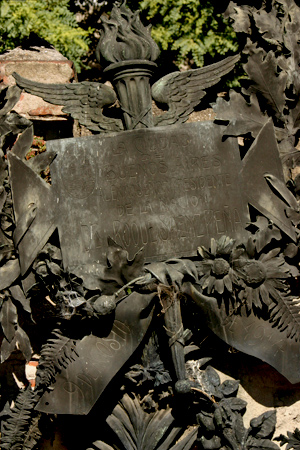 Roque Sáenz Peña, Recoleta Cemetery