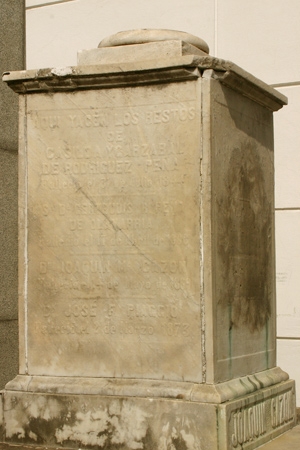 Nicolás Rodríguez Peña, Recoleta Cemetery