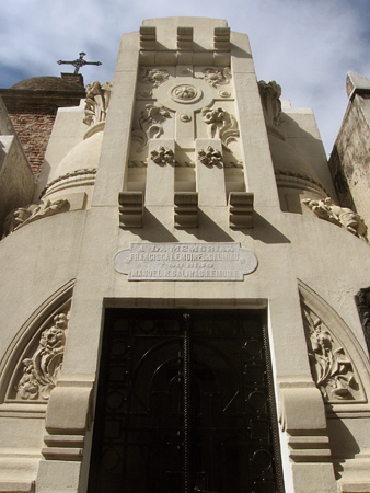 Francisca Lemoine de Salinas, Recoleta Cemetery