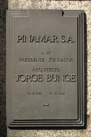 Jorge Bunge, Recoleta Cemetery