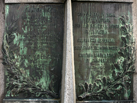 Hilario Ascasubi, Recoleta Cemetery