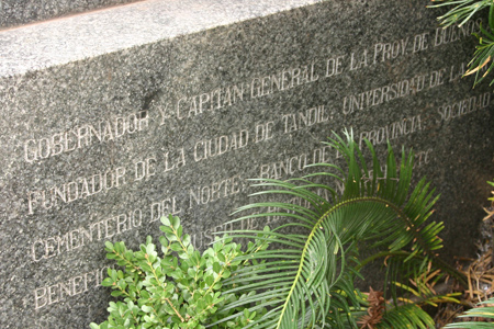 Martín Rodríguez, Recoleta Cemetery