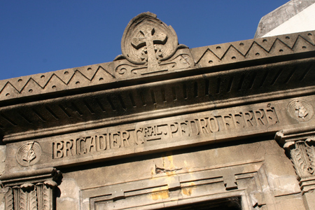 Pedro Ferré, Recoleta Cemetery