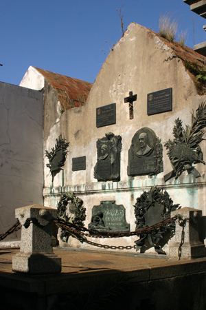 Vicente López y Planes, Recoleta Cemetery