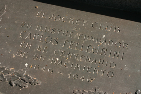 Buenos Aires, Recoleta Cemetery, Carlos Pellegrini, Jockey Club