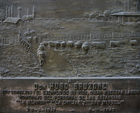 Hugo Bruzone, Recoleta Cemetery