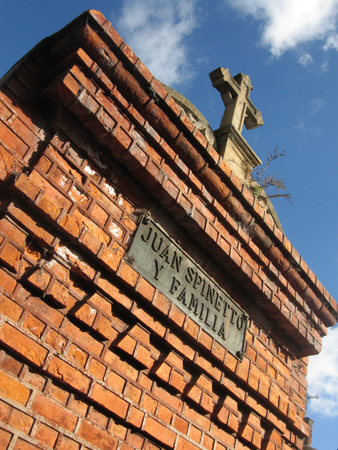 Juan Spinetto, Recoleta Cemetery