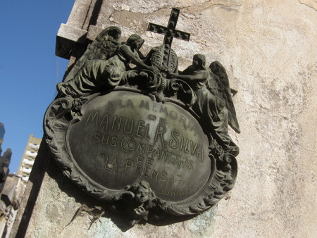 Manuel R. Silva, Recoleta Cemetery