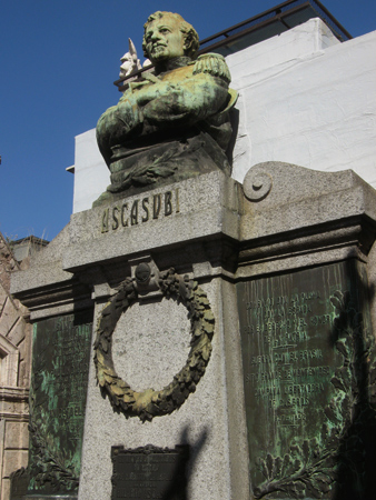 Hilario Ascasubi, Recoleta Cemetery