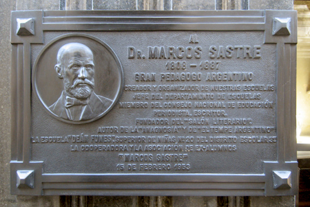 Marcos Sastre, Recoleta Cemetery