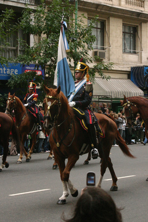 Entierro de Alfonsín, Avenida Callao