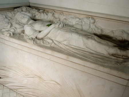 Luz María García Velloso, Recoleta Cemetery