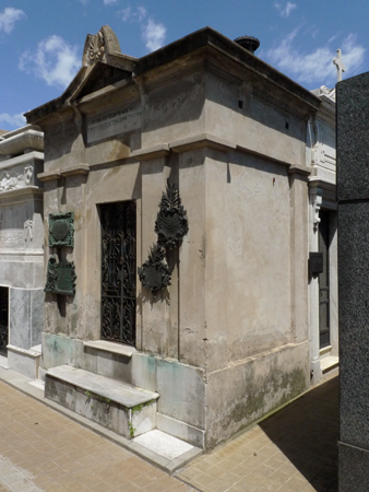 Luis Saénz Peña, Recoleta Cemetery