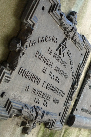 Sarmiento, Recoleta Cemetery