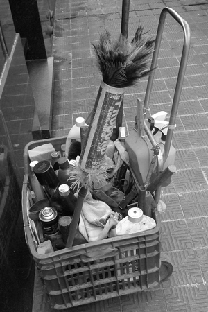 Tools of the trade, Recoleta Cemetery